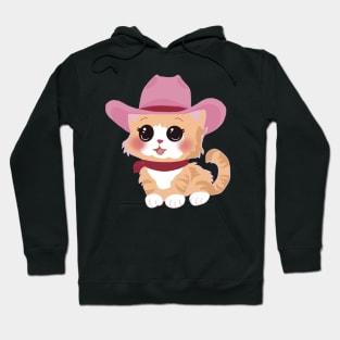 Cute Cowgirl Cat Hoodie